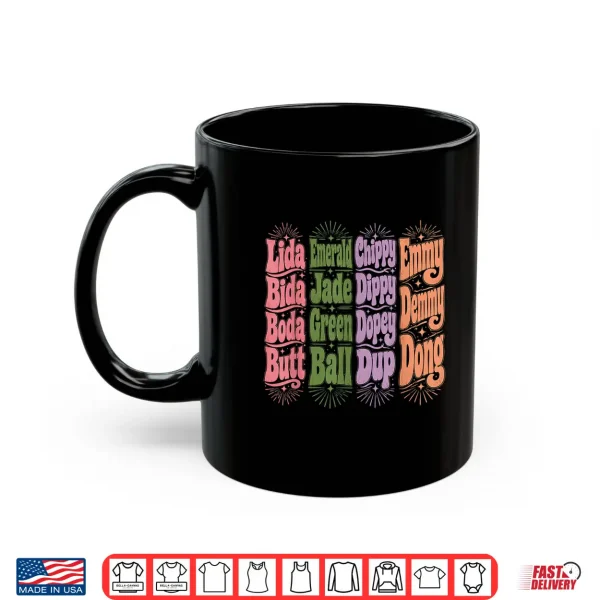Mug LIDA Bida Boda Butt Emerald Jade Green Ball Shirt