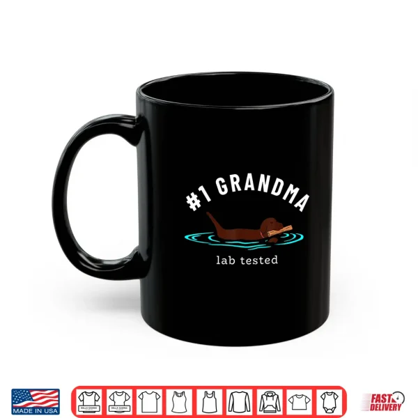 Mug Lab Grandma Chocolate Labrador Retriever Dog Grandparent Shirt