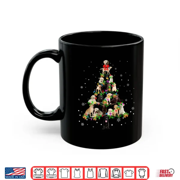 Mug Labrador Retriever Christmas Tree X Mas Gift Shirt