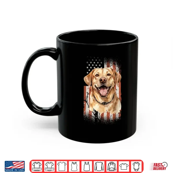 Mug Labrador Retriever Dog Dogs US Flag Duck Hunter Shirt
