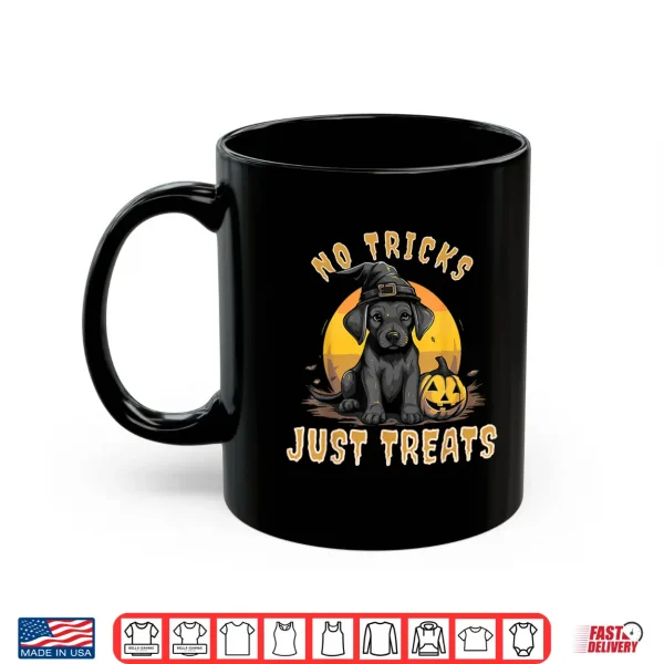 Mug Labrador Retriever Dog Halloween No Tricks Just Treats Lab Shirt