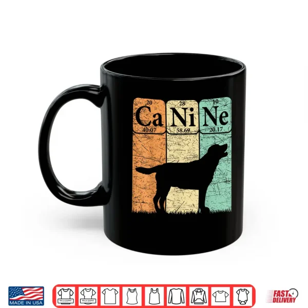 Mug Labrador Retriever Dog Periodic Table Elements Dog Lover Shirt