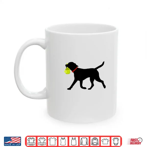 Mug Labrador Retriever Shirt Play Pickleball Lover Black Lab Shirt