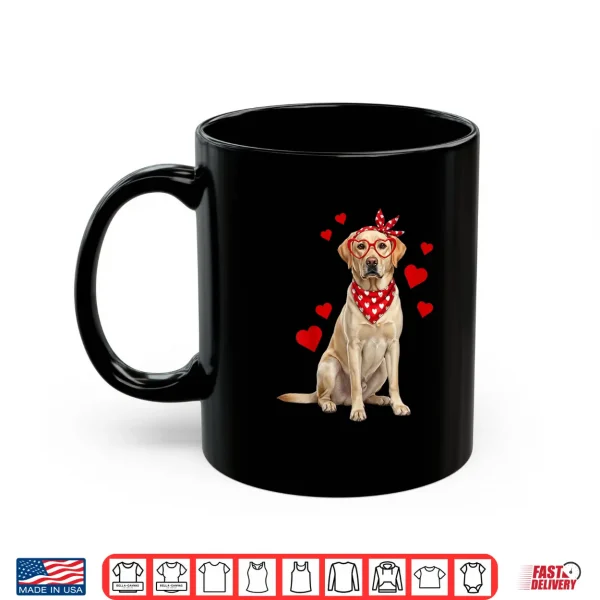 Mug Labrador Retriever Valentines Day Dog Lover Heart Shirt