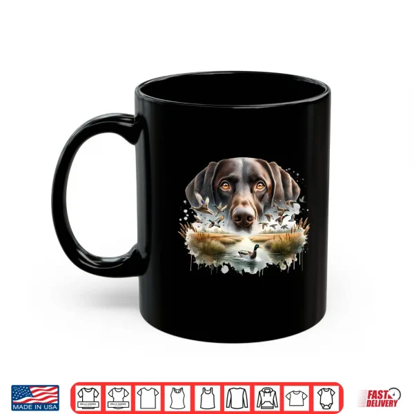 Mug Labrador Retriever with Mallard Ducks Hunting Duck Hunter Shirt