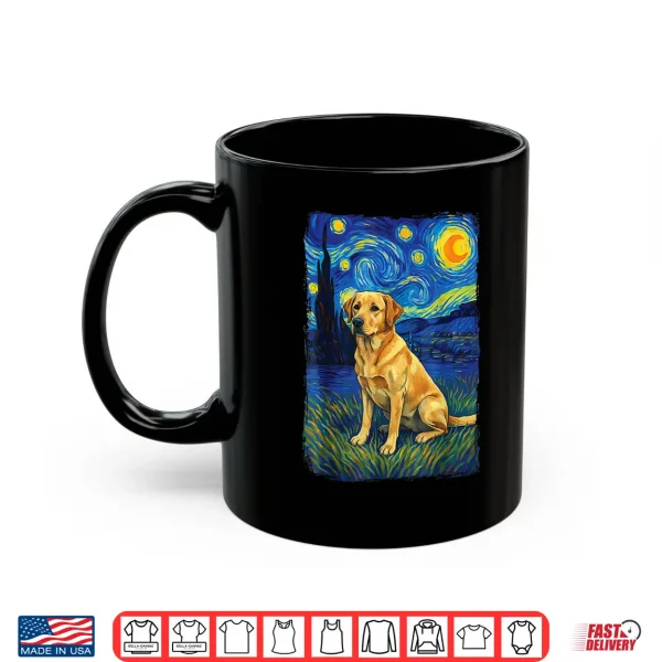Mug Labrador Starry Night Shirt