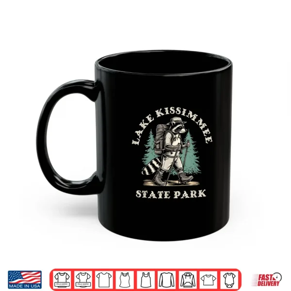 Mug Lake Kissimmee State Park Florida Hiking Backpacking Raccoon Shirt