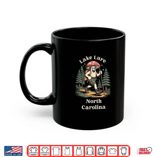 Mug Lake Lure North Carolina Hiking Trail Adventure Mushroom Shirt