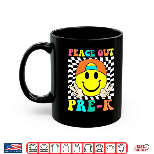 Mug Last Day Of School Peace Out Pre K Graduation Shirt