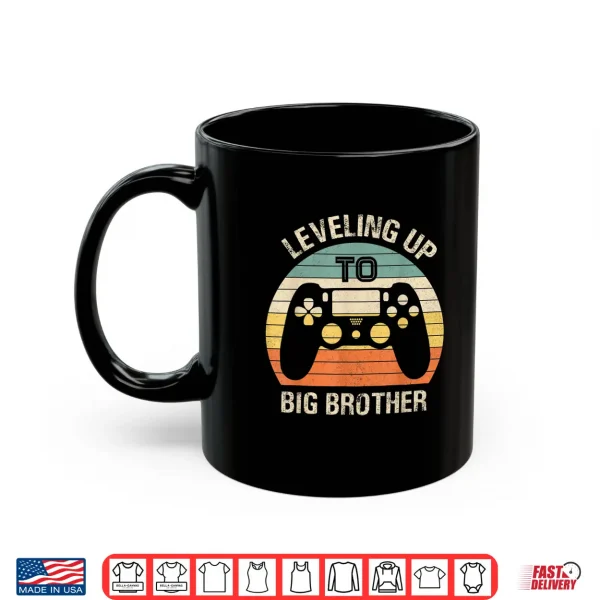 Leveling Up To Big Brother 2020 Funny Gamer Vintage Kids Men Shirt 3 Mug Leveling up to Big Brother 2020 funny gamer vintage kids men Shirt