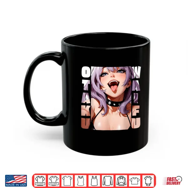 Mug Lewd Anime Girl Otaku Waifu Anime Manga Hentai Face Gift Shirt