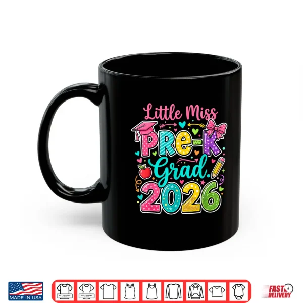 Mug Little Graduate Pre K Grad 2026 Preschool Graduation Bow Shirt