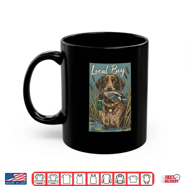 Mug Local Boy Chocolate Labrador Retriever Duck Hunting Vintage Shirt