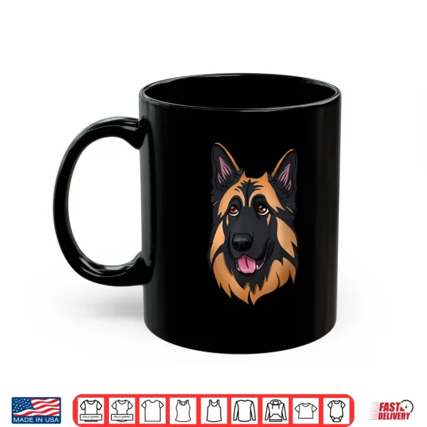 Mug Long hair German Shepherd dog Shirt