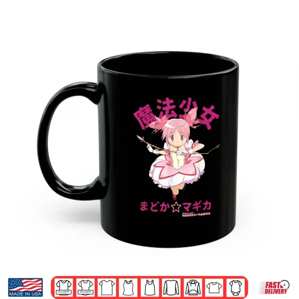 Mug Madoka Kaname Rose Branch Bow Anime Shirt