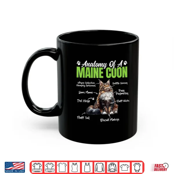 Mug Maine Coon ANATOMY OF A MAINE COON Cat Owner Maine Coon Shirt