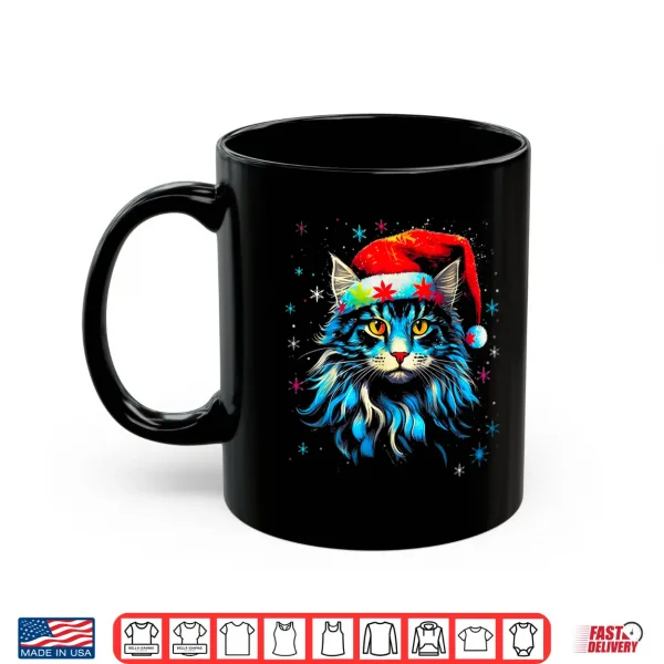 Mug Maine Coon Cat Christmas Shirt