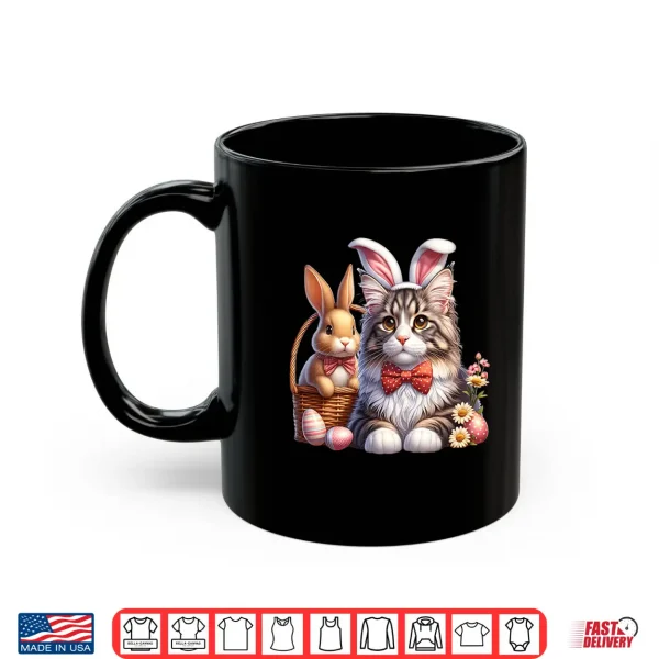 Mug Maine Coon Cat Easter Maine Coon Cat Happy Easter Shirt