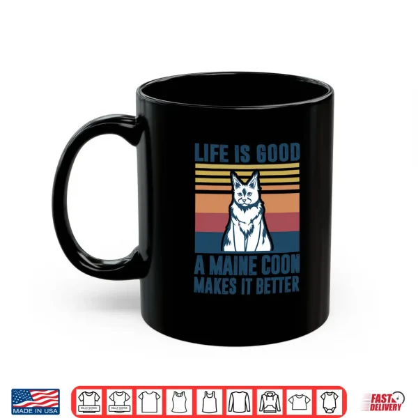 Mug Maine Coon Cat Gifts Men Women Cat Mom Dad Maine Coon Shirt