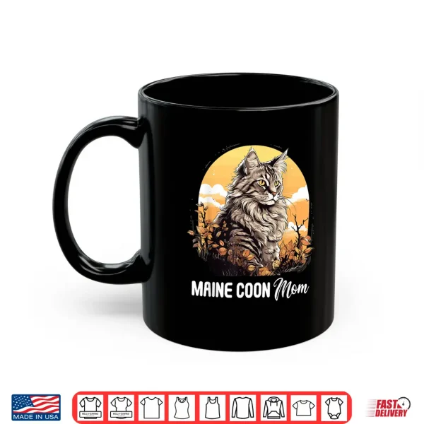 Mug Maine Coon Cat Mom Maine Coon Cat Professional Minimalist Modern Graphic Shirt