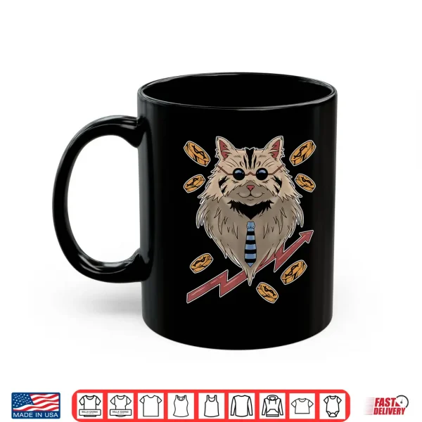 Mug Maine Coon Cat Stock Market Trader Investor Day Trading Shirt