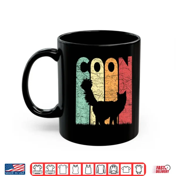 Mug Maine Coon Cat Vintage Cat Lover Retro Shirt
