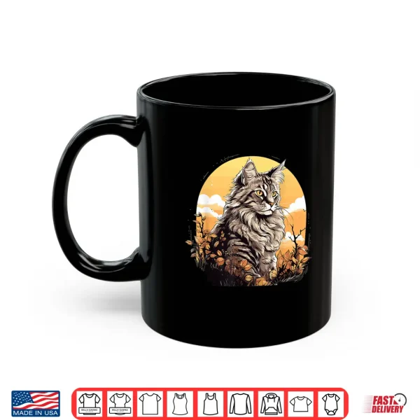 Mug Maine Coon Cats Maine Coon Cat Professional Minimalist Modern Graphic Shirt