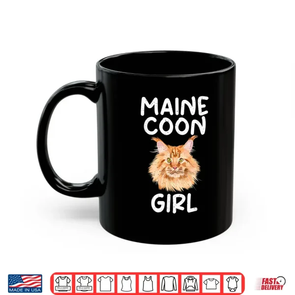Mug Maine Coon Girl Professional Minimalist Modern Graphic Shirt