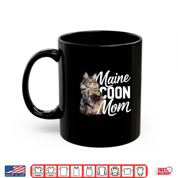 Mug Maine Coon Mom Professional Minimalist Modern Graphic Identity Shirt