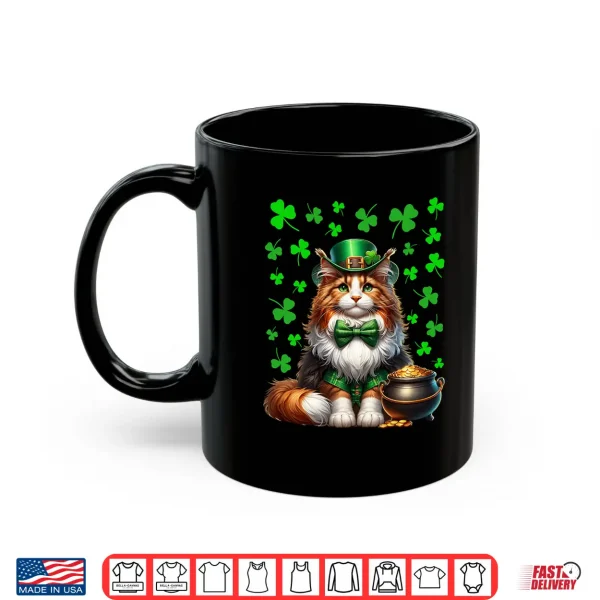 Mug Maine Coon Saint Patricks Day Costume Maine Coon Cat Shirt