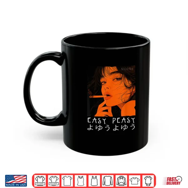 Mug Manga Hip Hop Retro Vintage Hipster Urban Streetwear Anime Shirt