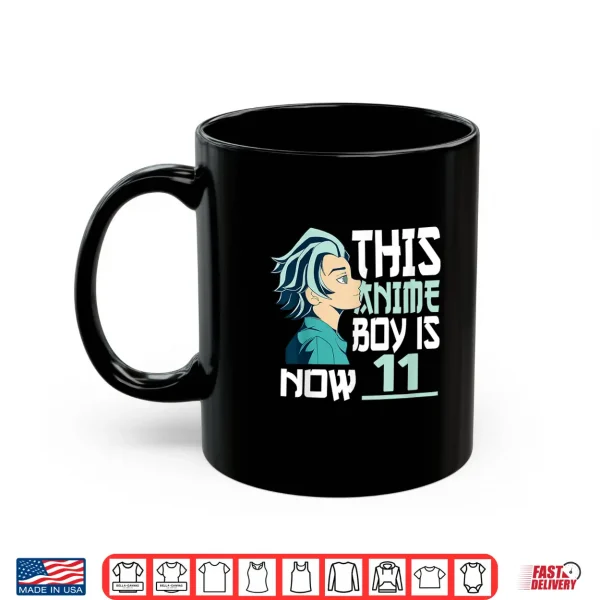 Mug Manga This Anime Boy is now 11 Years Old 11 th Birthday Shirt