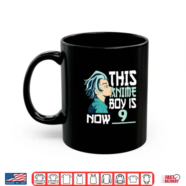 Mug Manga This Anime Boy is now 9 Years Old 9 th Birthday Shirt