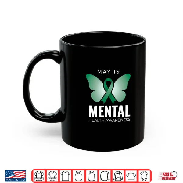 Mug May Is Lupus Month Green Butterfly Awareness Shirt