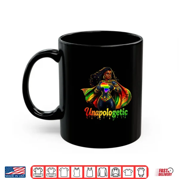 Mug Melanin Queen Girls Black Woman Pride Strong Shirt