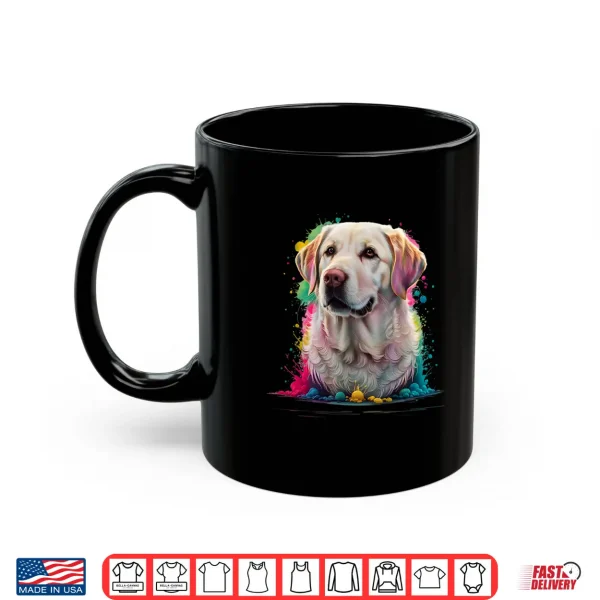 Mug Men Woman Colorful Watercolor Labrador Retriever Shirt