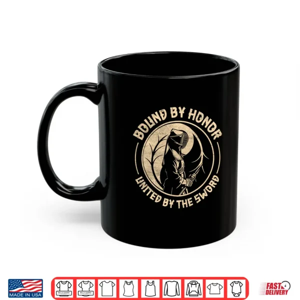 Mug Mens Bound By Honor United By The Sword Japanese Kendo Fighter Performance Shirt