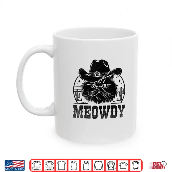 Mug Meowdy Cowboy Persian Cat Persian Longhair Shirt