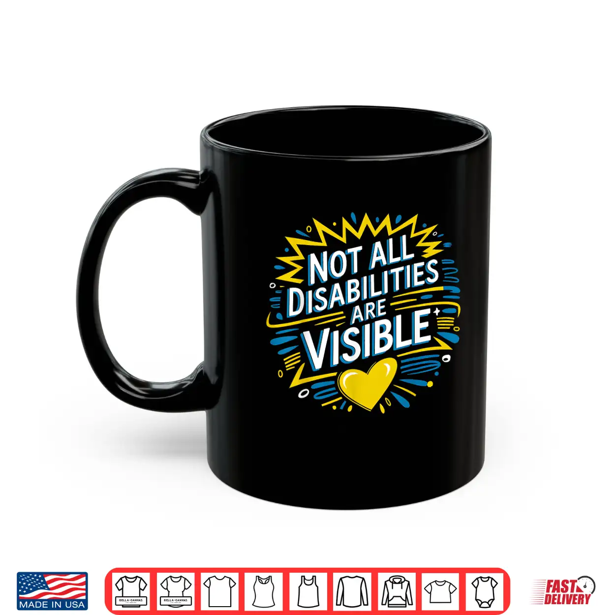 Not All Disabilities Are Visible Cool Invisible Disability Shirt Not All Disabilities Are Visible Cool Invisible Disability Shirt