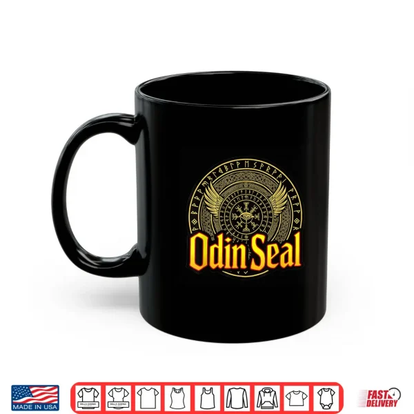 Mug Odin Seal Rune Circle Norse Symbol Design Shirt