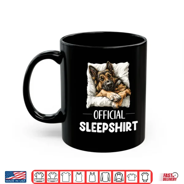 Mug Official German Shepherd Sleepshirt Dog Lover Sleepwear Shirt