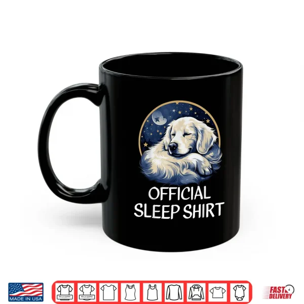 Mug Official Sleep Shirt Golden Retriever Nightshirt Pajama Shirt