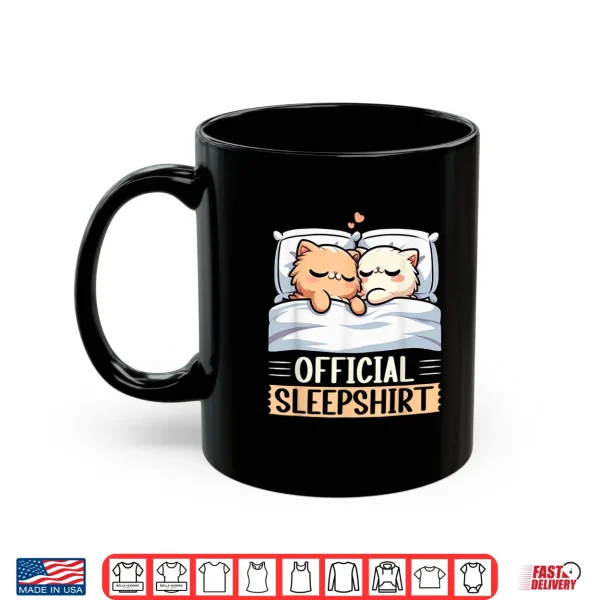 Mug Official Sleepshirt Funny Persian Cat Nap Pajamas Sleepwear Shirt