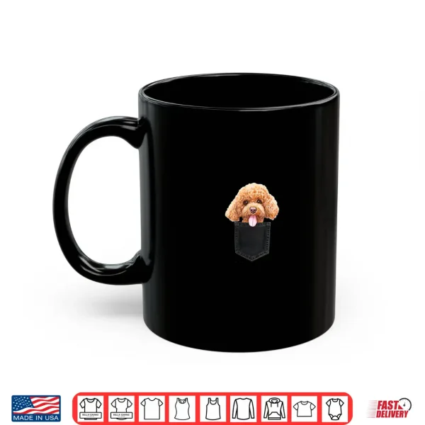 Mug POODLE In A Pocket Cute Puppy Dog Owner Gift Shirt