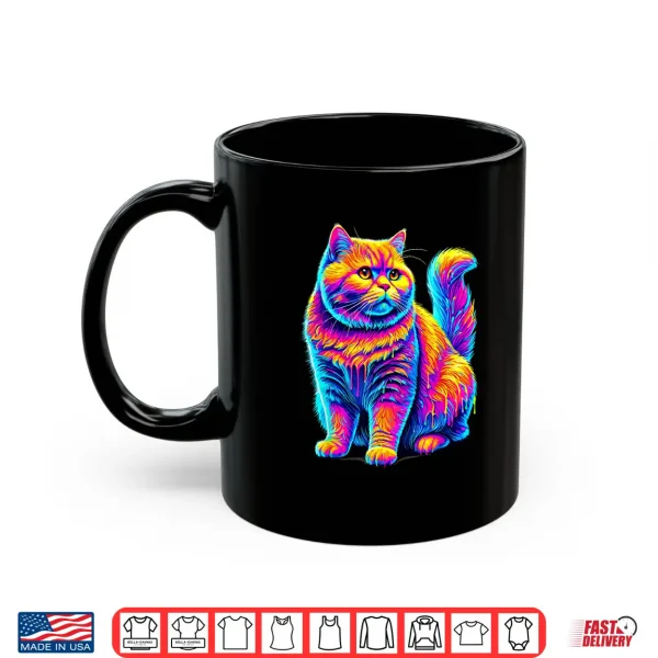 Mug Paint Art British Shorthair Cat Shirt