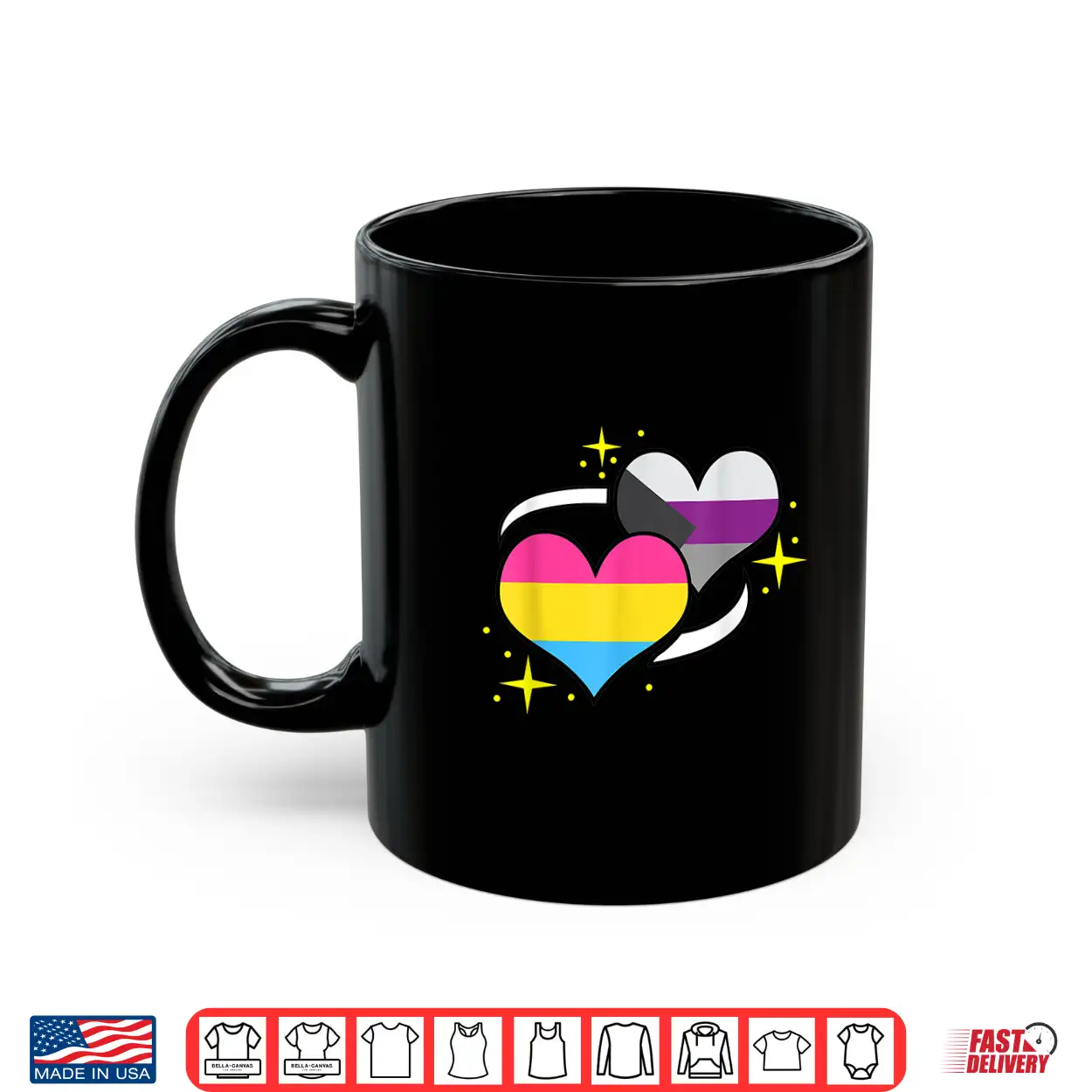 Pan Demisexual Flag Heart Panromantic Demisexual Shirt Pan Demisexual Flag Heart Panromantic Demisexual Shirt