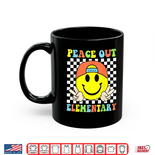 Mug Peace Out Elementary Last Day Of School Graduation Shirt