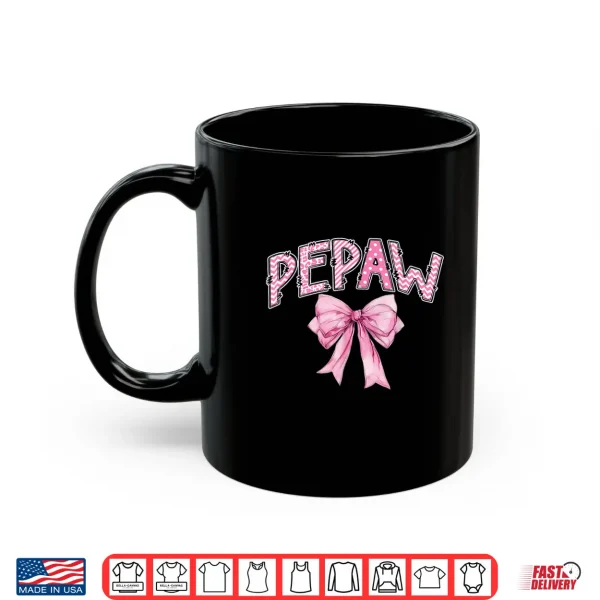 Mug Pepaw Birthday Girl Matching Coquette Pink Bow Shirt