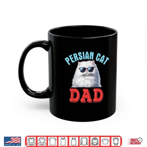 Mug Persian Cat Costume Cat Sunglasses Fathers Day Family Shirt