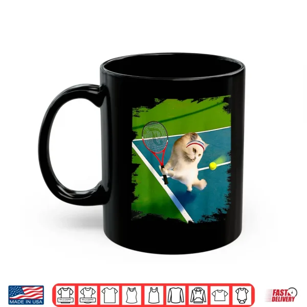 Mug Persian Cat Playing Tennis Shirt